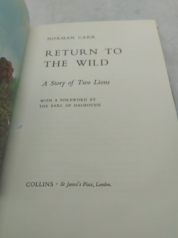 return to the wild norman carr