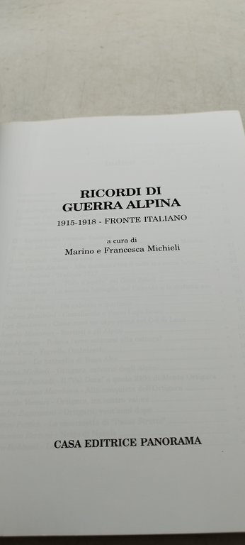 ricordi di guerra alpina testimonianze dei combattenti sul fronte italiano …