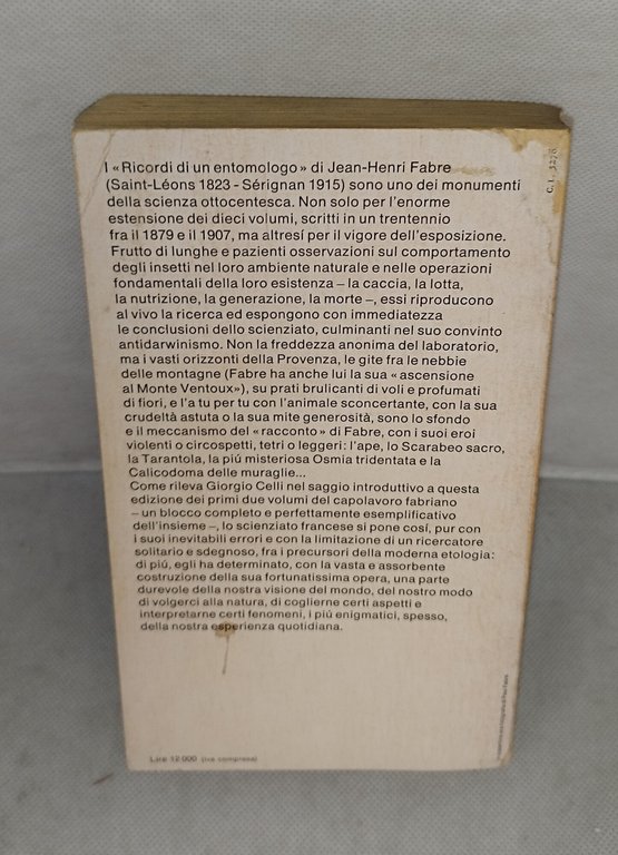 ricordi di un entomologo