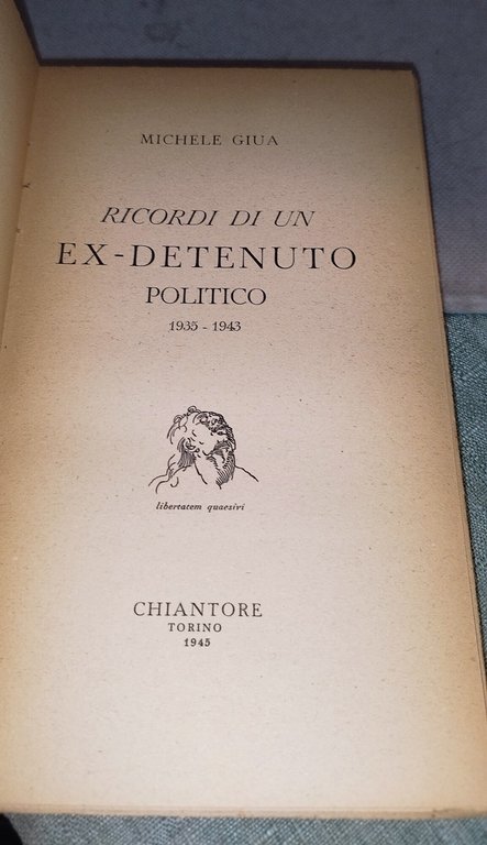 ricordi di un ex detenuto politico 1935-1943 | Immagine Gallery 5