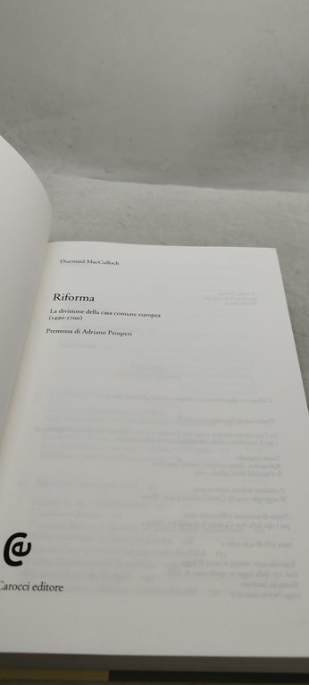 riforma la divisione della casa comune europea 1490 1700