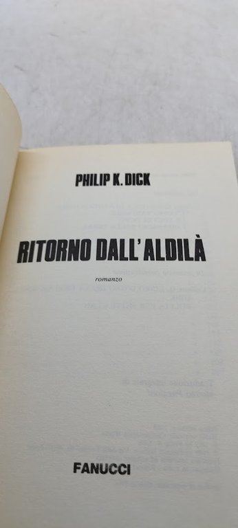ritorno dall'aldilà