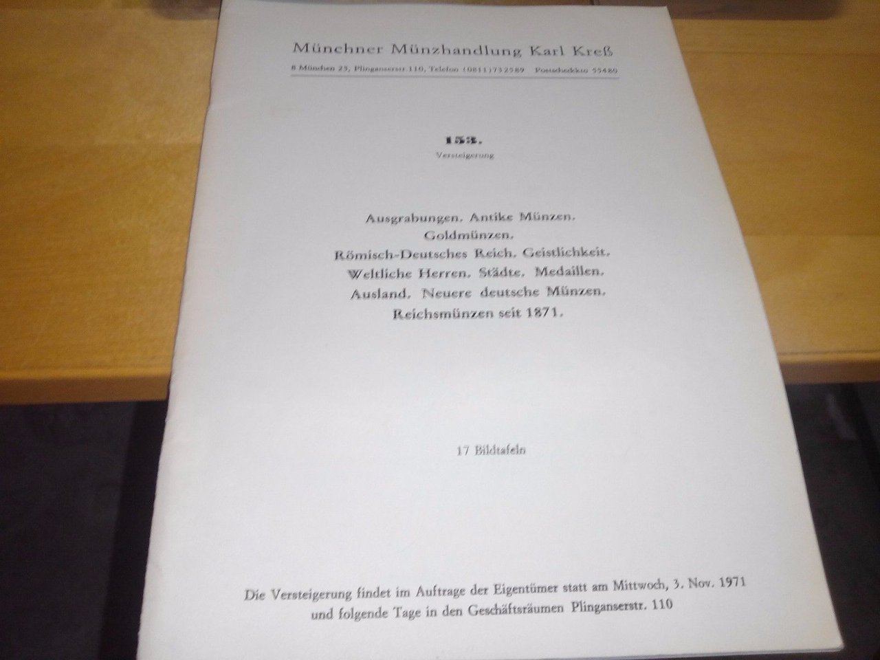 rivista monaco di bavaria munchner nunzhandlung karl kreb n 153