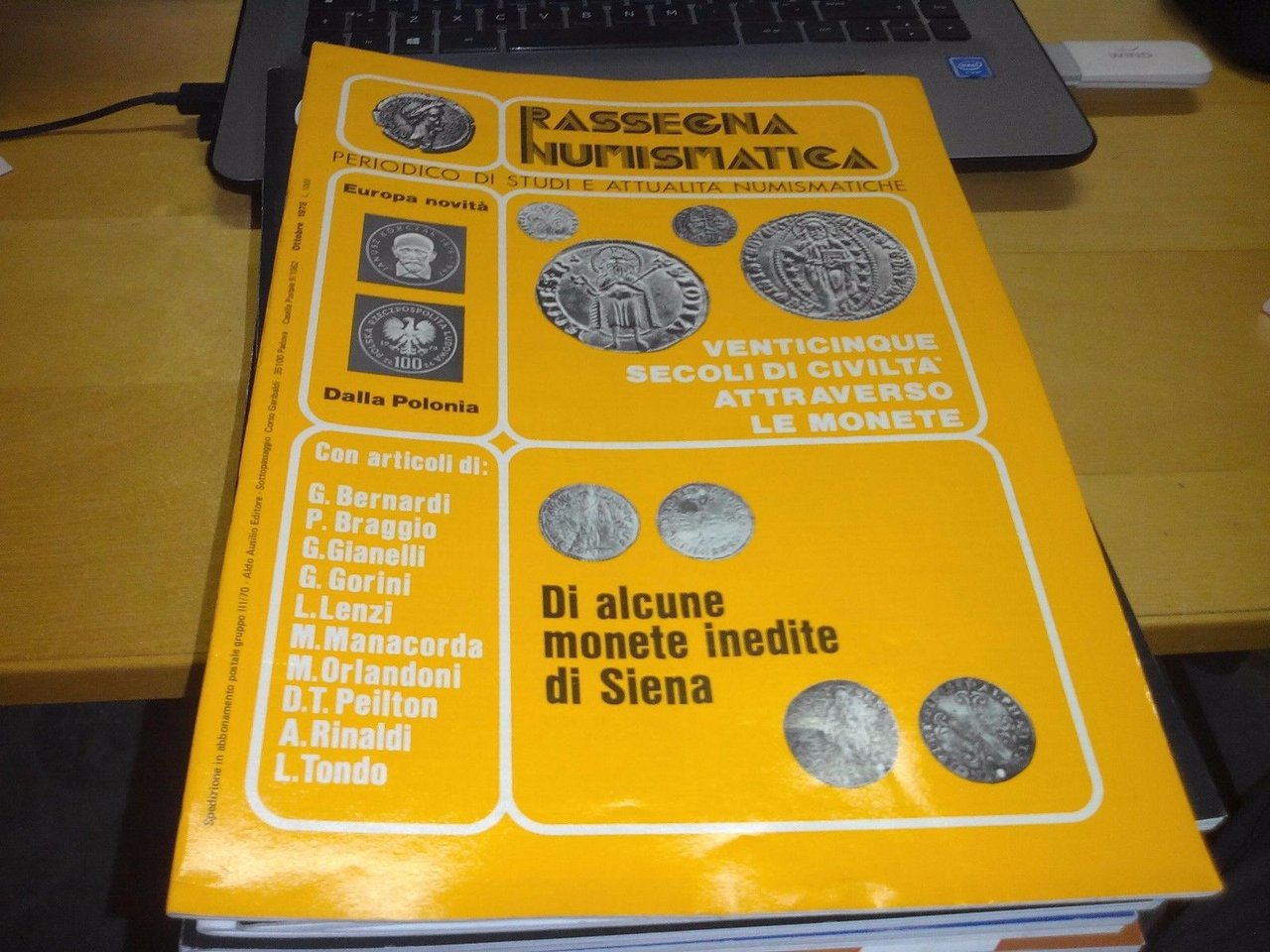 rivista rassegna numismatica ottobre 78