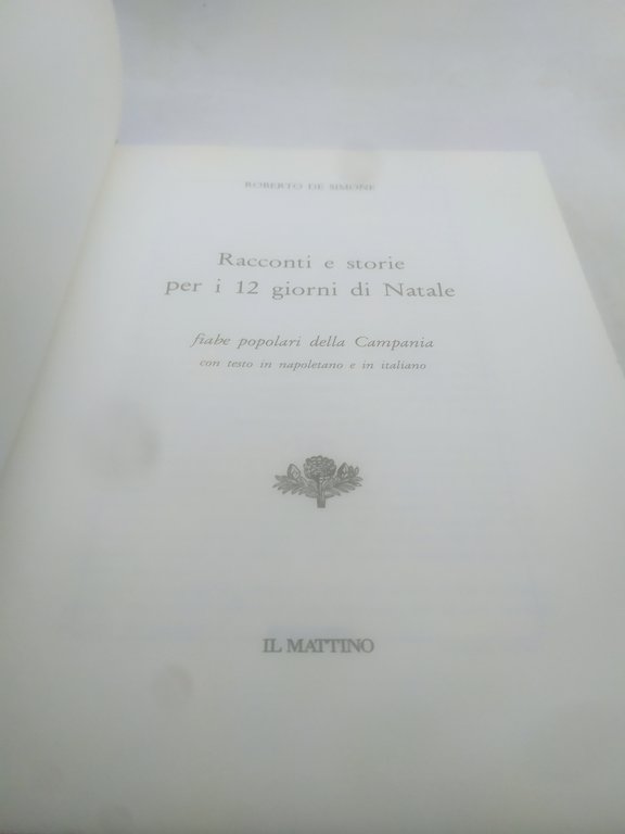 roberto de simone racconti e storie per i 12 giorni …