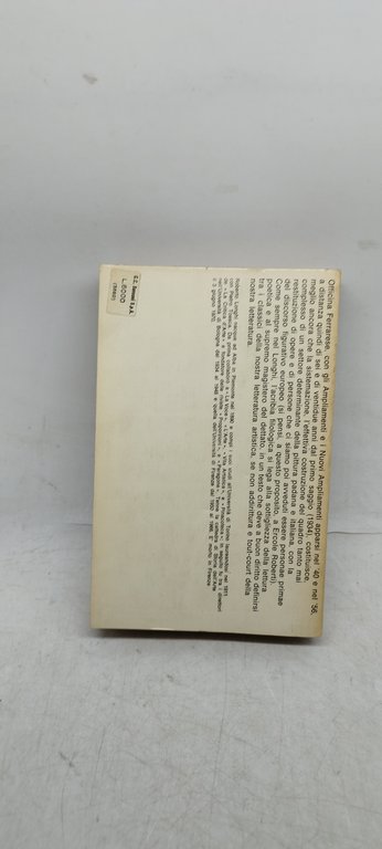 roberto longhi officina ferrarese biblioteca sansoni