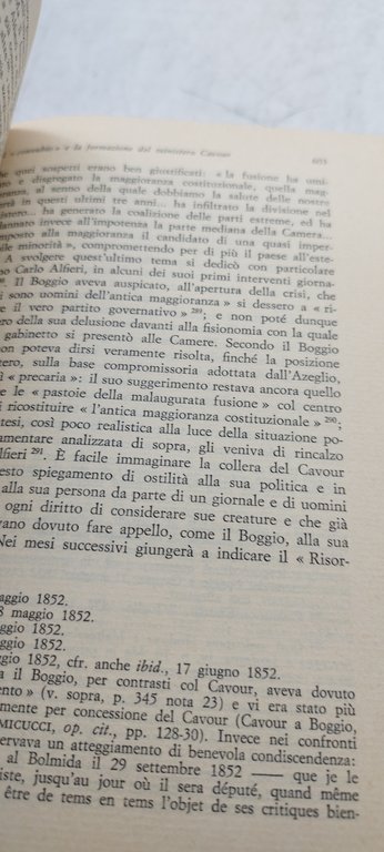 rosario romeo cavour e il suo tempo 1842-1854 due tomi …