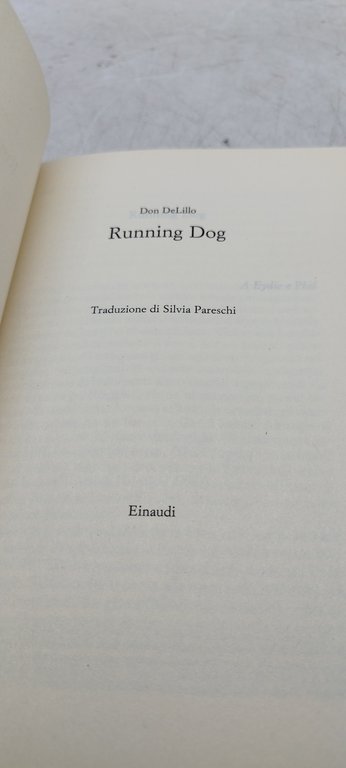 running dog don delillo einaudi