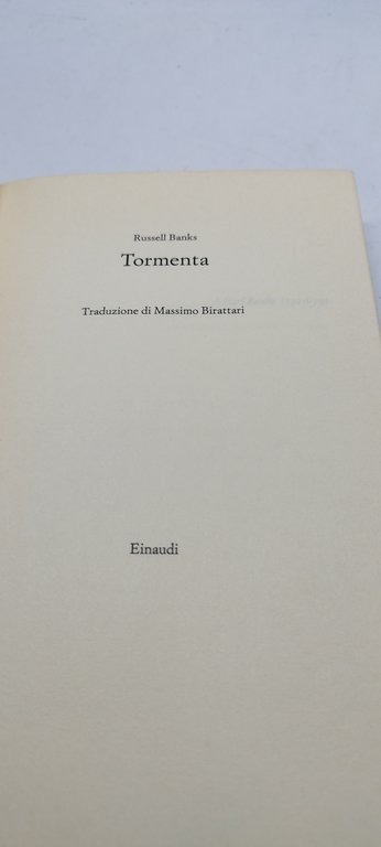 russell banks tormenta einaudi