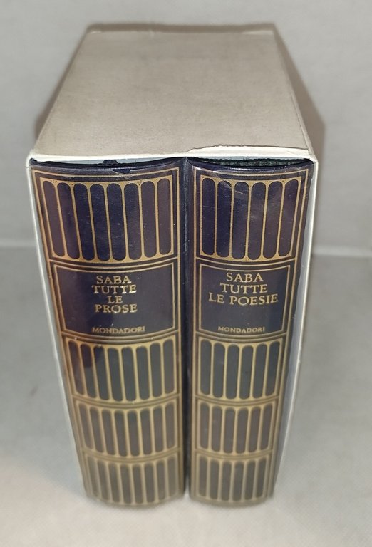 saba tutte le poesie tutte le prose cofanetto meridiani mondaori …