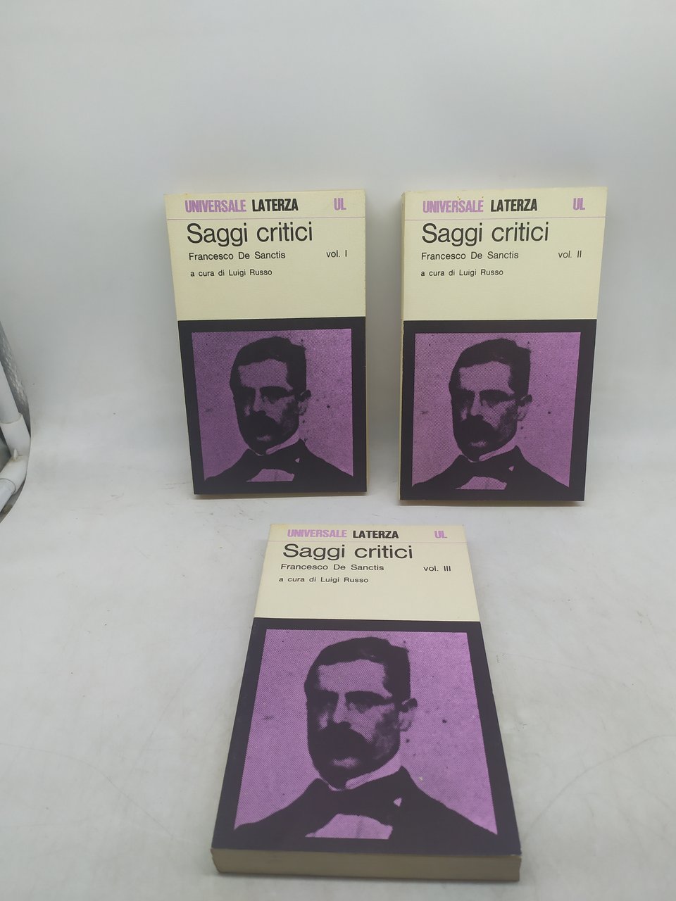 saggi critici universale laterza 3 volumi