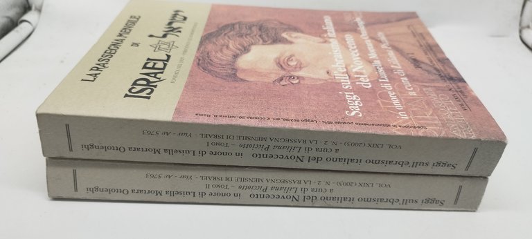 saggi sull'ebraismo intaliano del novecento 2 tomi rassegna mensile israel