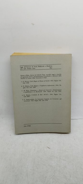 salvatore impellizzeri la letteratura bizantina da costantino agli iconoclasti