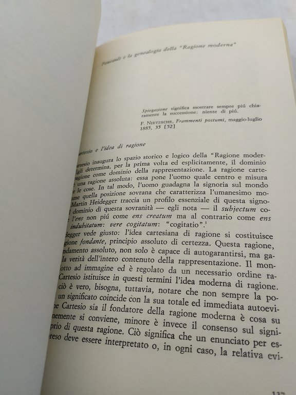 salvatore natoli ermeneutica e genealogia filosofia e metodo ....feltrinelli bocca