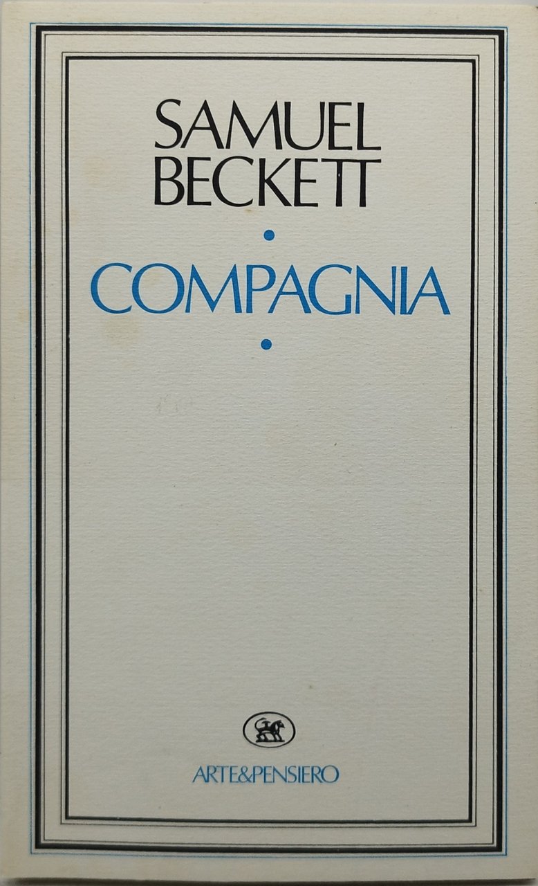 samuel beckett compagnia arte e pensiero