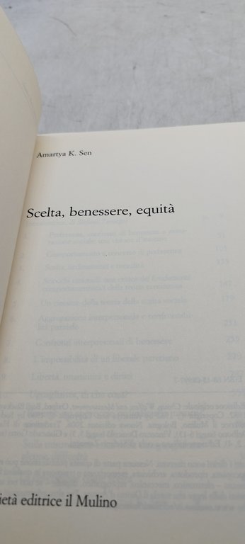 scelta benessere equità