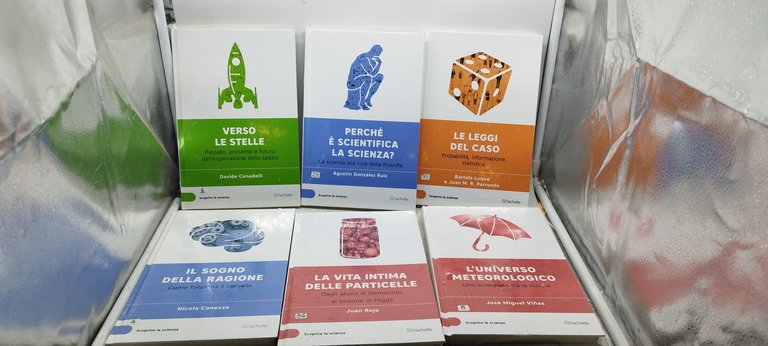 scoprire la scienza hachette 40 volumi nuovi sigillati