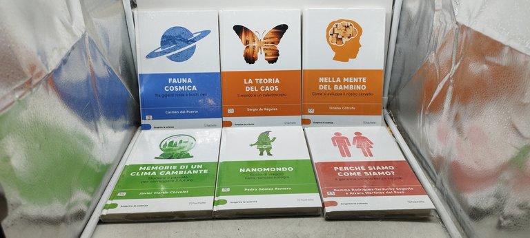scoprire la scienza hachette 40 volumi nuovi sigillati