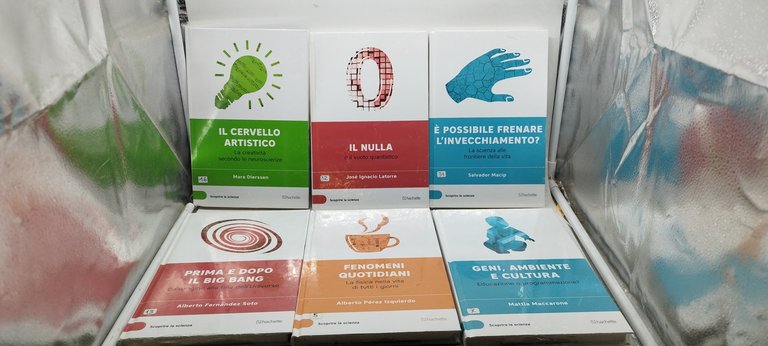 scoprire la scienza hachette 40 volumi nuovi sigillati