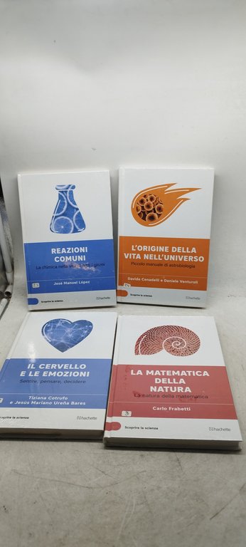 scoprire la scienza hachette 40 volumi nuovi sigillati