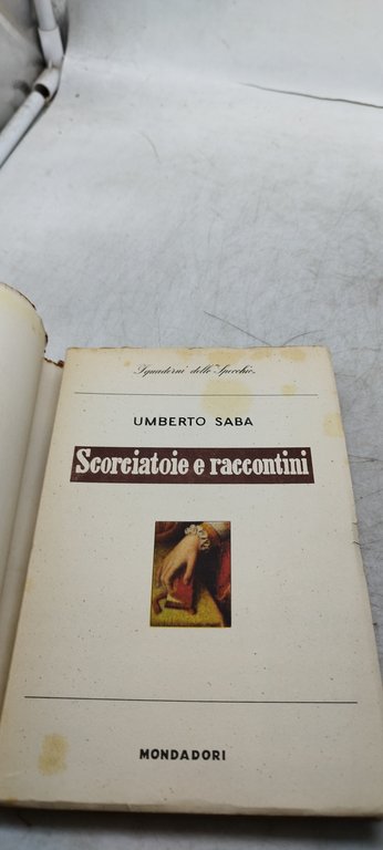 scorciatoie e racconti umberto saba