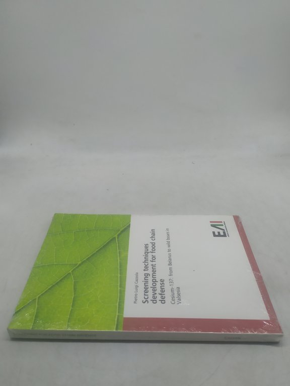 screening techniques development for food chain defence sigillato