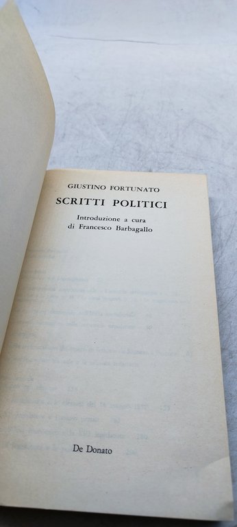 scritti politici introduzione e cura di francesco barbagallo