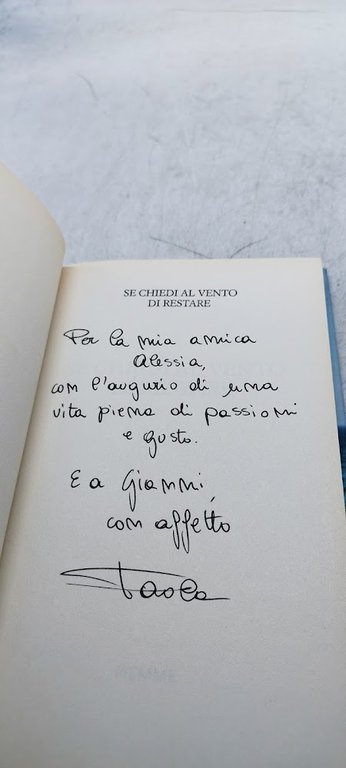 se chiedi al vento di restare