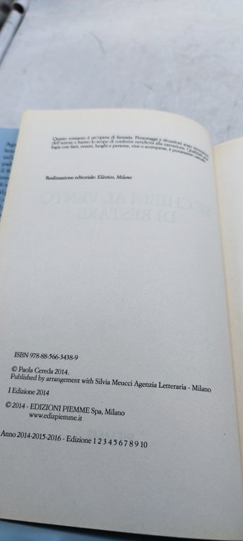 se chiedi al vento di restare