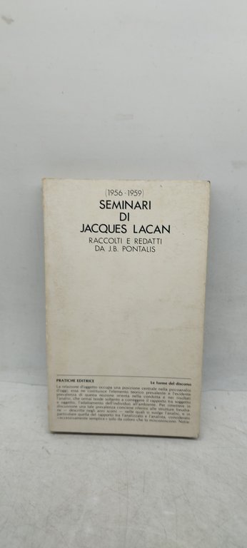 seminari di jacques lacan raccolti e redatti da jb pontalis