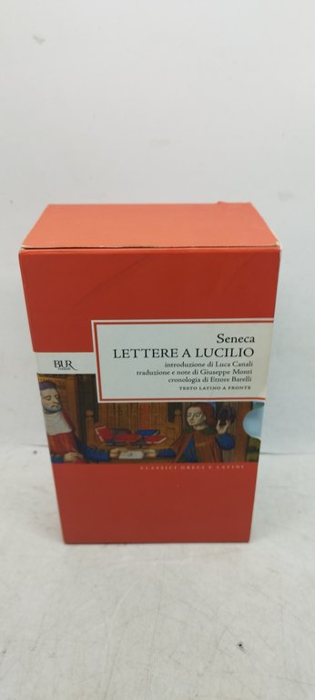 seneca lettere a lucilio 2 volumi cofanetto bur