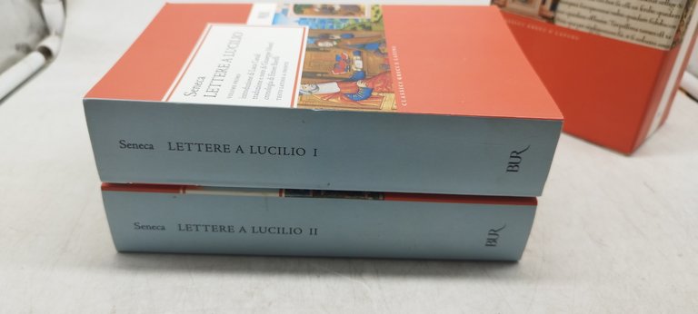 seneca lettere a lucilio 2 volumi cofanetto bur