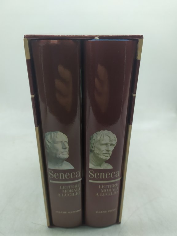 seneca lettere morali a lucilio 2 volumi con cofanetto