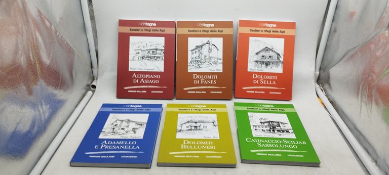 sentieri e rifugi delle alpi corriere della sera 18 volumi