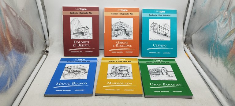 sentieri e rifugi delle alpi corriere della sera 18 volumi