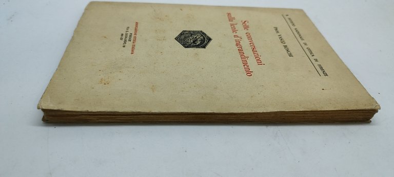 sette conversazioni sulla lente d'ingrandimento