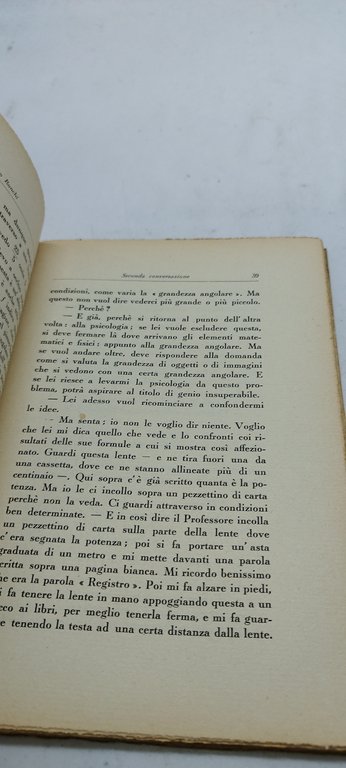 sette conversazioni sulla lente d'ingrandimento