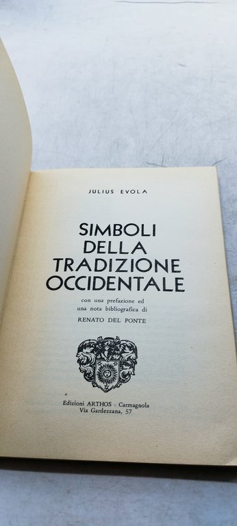 simboli della tradizione occidentale julius evola