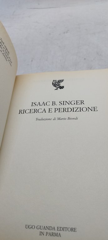 singer ricerca e perdizione isaac b