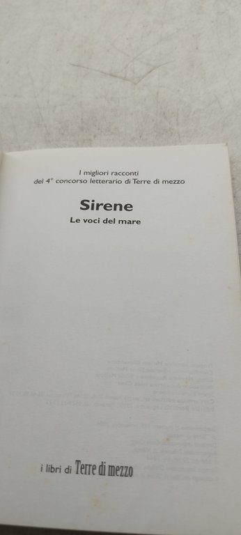 sirene le voci del mare