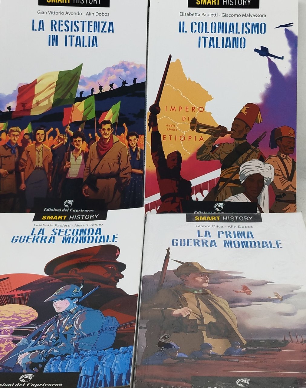 smart history 4 volumi edizioni del capricorno