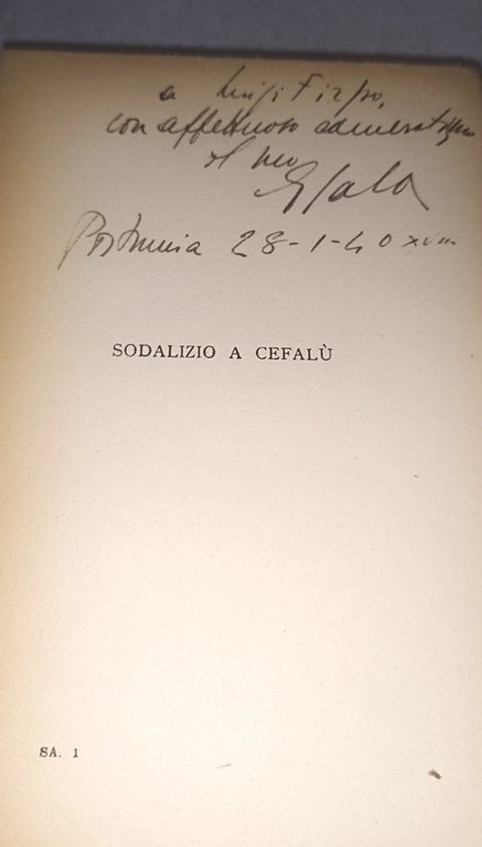 sodalizio a cefalù giuseppe sala firma autore | Immagine Gallery 6