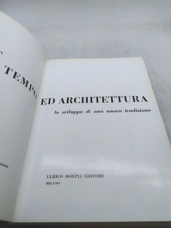 spazio tempo architettura hoepli