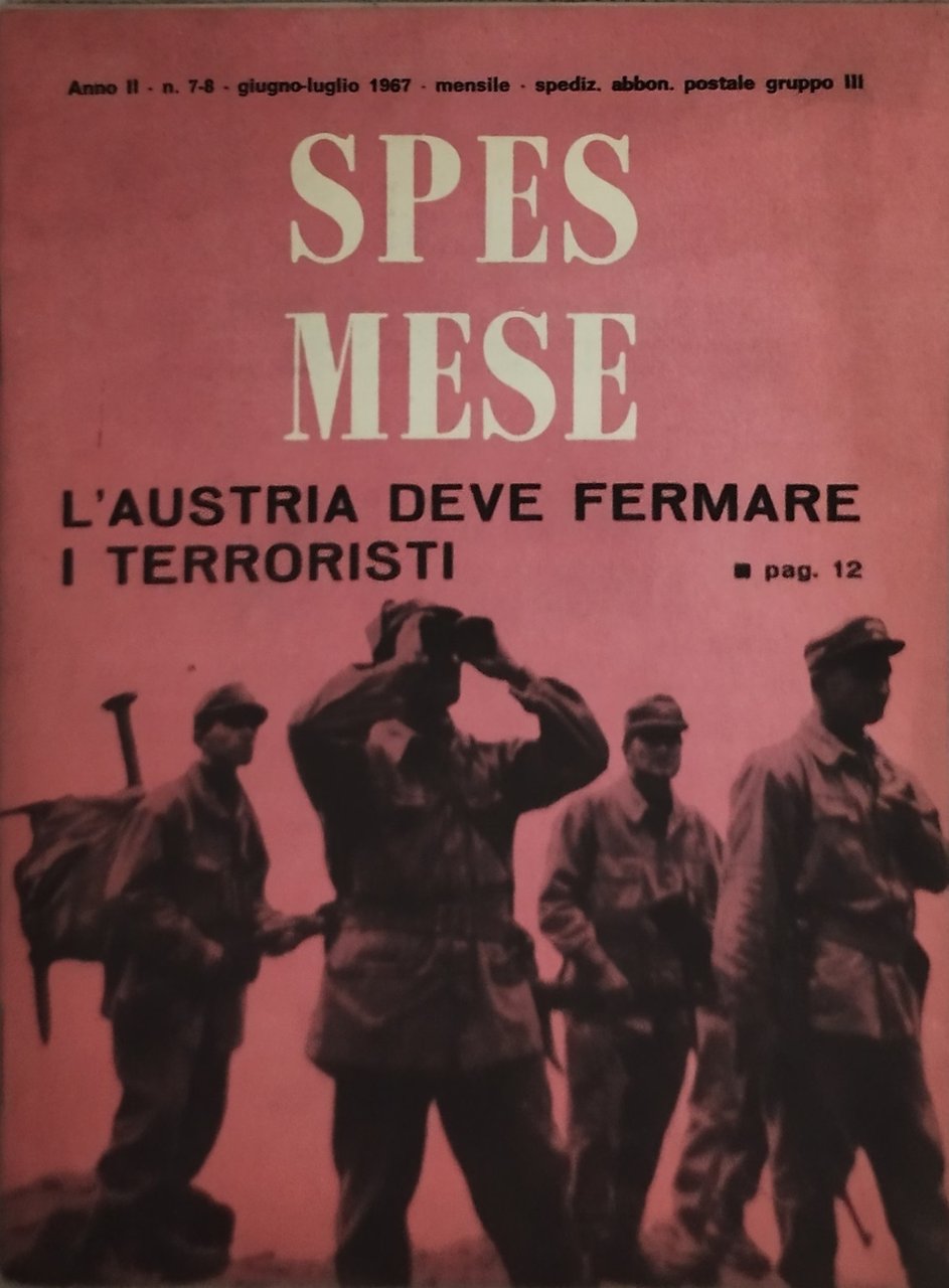 spes mese l'austria deve fermare i terroristi anno II n …