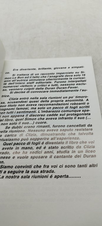 sposerò simon le bon editrice piccoli
