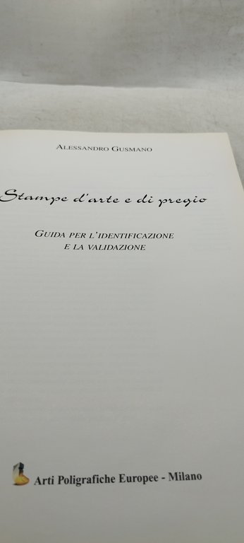 stampe d'arte e di pregio guida per l'identificazione e la …