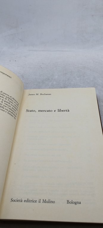 stato mercato e libertà james m buchanan