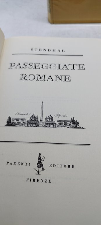 stendhal passeggiate romane 3 volumi