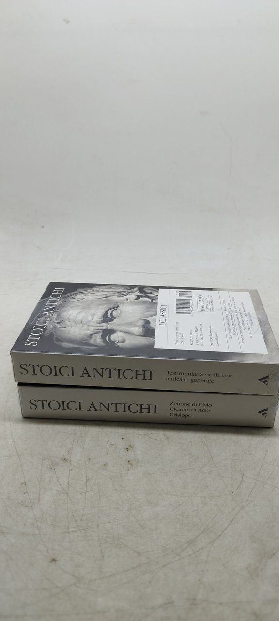 stoici antichi i classici del pensiero 2 volumi mondadori chiusi