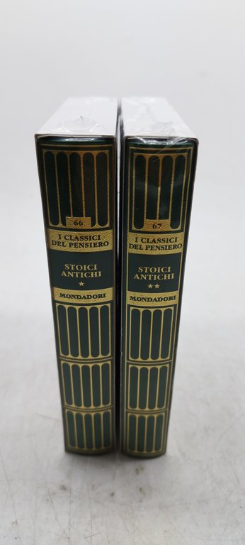 stoici antichi i classici del pensiero 2 volumi mondadori chiusi
